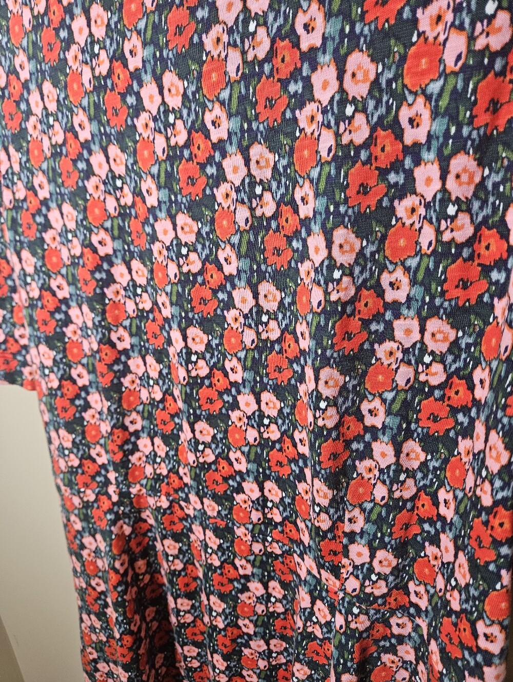 Boden Floral Sheath Cotton Midi Dress 16/18R XL Pockets Stretch Spring Summer - Picture 9 of 13